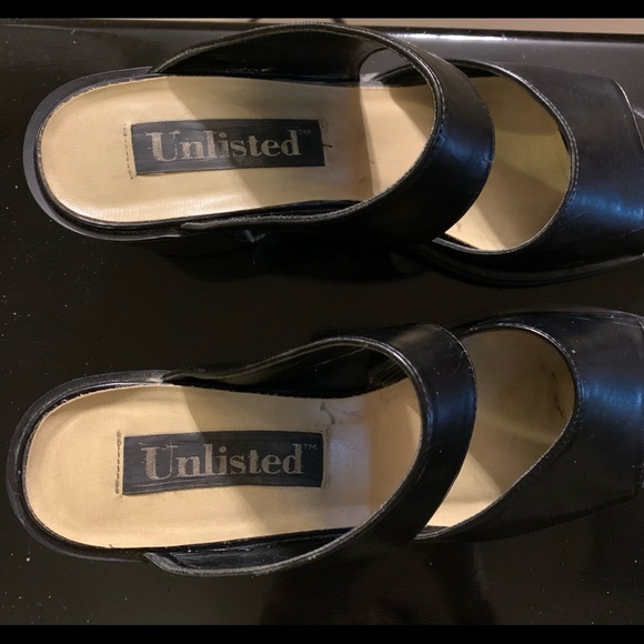 Unlisted Wide Bands Open-Toe Slip-On, 9 - Picture 4 of 7